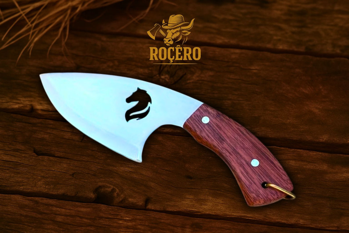 Faca CAMPEIRA Inox Skinner com Bainha de Couro – Ideal para Pescaria e Uso Country